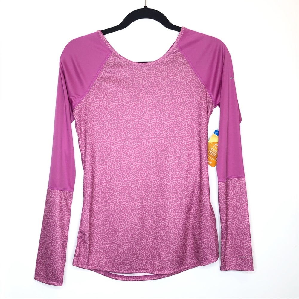 NWT Columbia Sun protective long sleeve pink XS